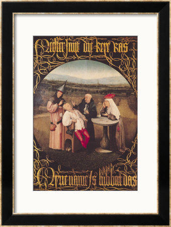 The Cure Of Folly by Hieronymus Bosch Pricing Limited Edition Print image