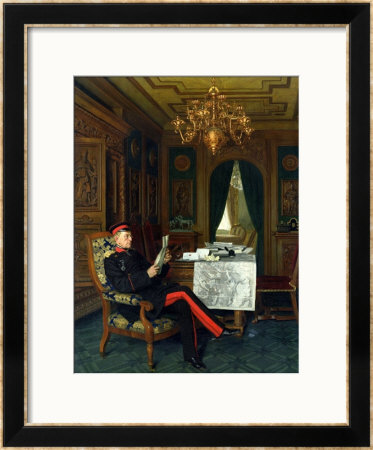 Moltke In Versailles, 1872 by Anton Alexander Von Werner Pricing Limited Edition Print image