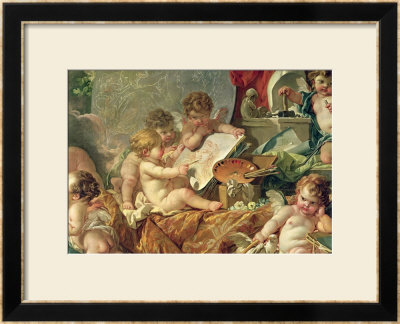 Genius Teaching The Arts, 1761 by Francois Boucher Pricing Limited Edition Print image