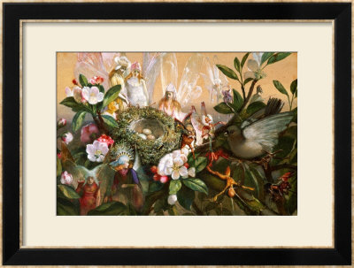 Fairies Round A Bird's Nest, The Distressed Mother by John Anster Fitzgerald Pricing Limited Edition Print image