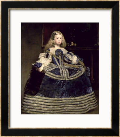 Infanta Margarita (1651-73) In Blue, 1659 by Diego Velázquez Pricing Limited Edition Print image
