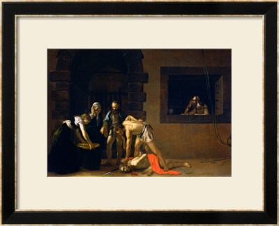 The Decapitation Of St. John The Baptist, 1608 by Caravaggio Pricing Limited Edition Print image