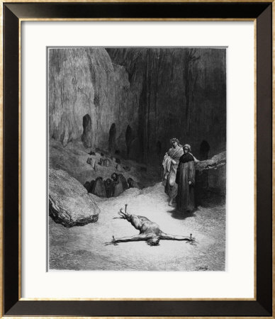 Crucified Man, Illustration From The Divine Comedy By Dante Alighieri Paris, Published 1885 by Gustave Dore Pricing Limited Edition Print image