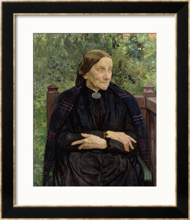 Lichtwark's Mother, 1908 by Leopold Karl Walter Von Kalckreuth Pricing Limited Edition Print image