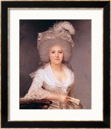 Portrait Of Madame Jeanne-Louise-Henriette Campan (1752-1822) 1786 by Joseph Boze Pricing Limited Edition Print image