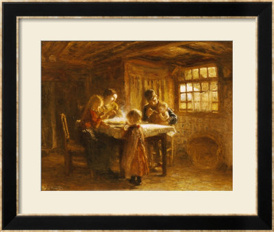 The Family Meal by Bernardus Johannes Blommers Pricing Limited Edition Print image