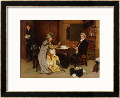 Her Lawyer, 1892 by Frank Dadd Pricing Limited Edition Print image