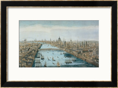 A General View Of The City Of London And The River Thames, Plate 2 From Views Of London by Thomas Bowles Pricing Limited Edition Print image