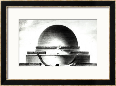 Design For Newton's Cenotaph, 1764 by Etienne Louis Boullee Pricing Limited Edition Print image