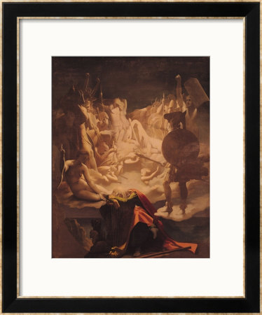 The Dream Of Ossian, 1813 by Jean-Auguste-Dominique Ingres Pricing Limited Edition Print image