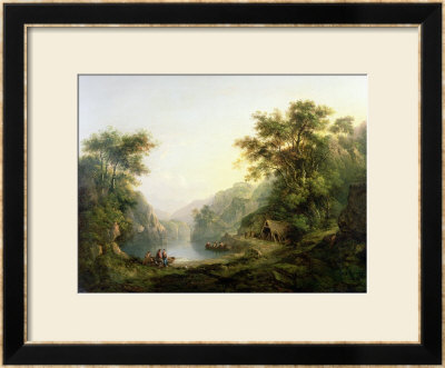 The Fishing Party, Loch Katrine, Scotland by Alexander Nasmyth Pricing Limited Edition Print image