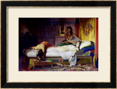 Death Of Cleopatra, 1874 by Jean Andre Rixens Pricing Limited Edition Print image