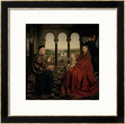 The Rolin Madonna (La Vierge De Chancelier Rolin), Circa 1435 by Jan Van Eyck Pricing Limited Edition Print image