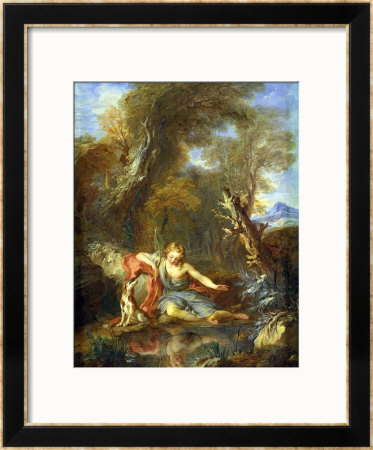 Narcissus, 1728 by Francois Lemoyne Pricing Limited Edition Print image