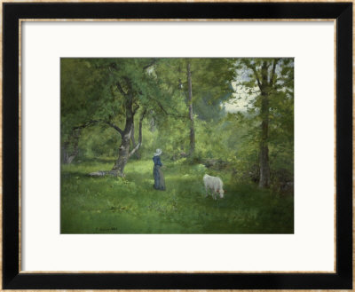 Taking A Walk by George Inness Pricing Limited Edition Print image