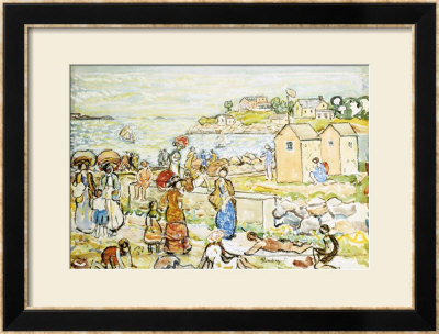 Bathers And Strollers At Marblehead by Maurice Brazil Prendergast Pricing Limited Edition Print image