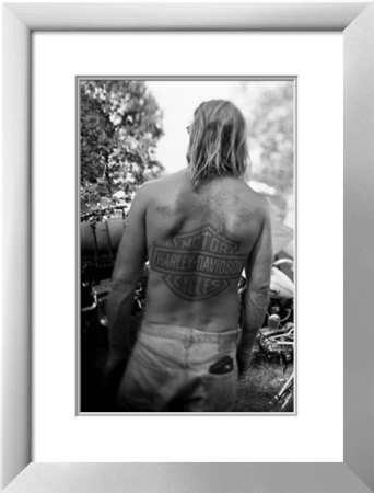 Harley Back Piece, Humboldt, Iowa, 1999 by Michael Lichter Pricing Limited Edition Print image