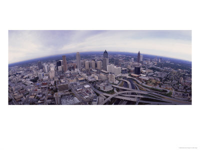 Aerial Of Skyline Of Atlanta, Ga by Mark Segal Pricing Limited Edition Print image