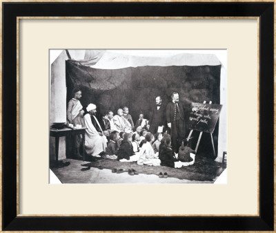 French School In Algeria, Circa 1860 by Moulins Pricing Limited Edition Print image