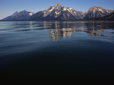 Lake And Teton Range by Anne W. Krause Pricing Limited Edition Print image