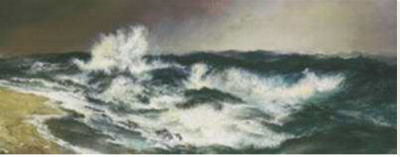 Much Resounding Sea by Thomas Moran Pricing Limited Edition Print image