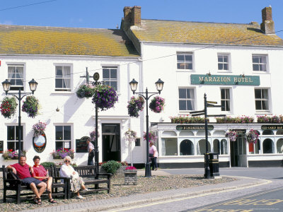 Marazion Hotel, Marazion, Cornwall, England, United Kingdom by Brigitte Bott Pricing Limited Edition Print image