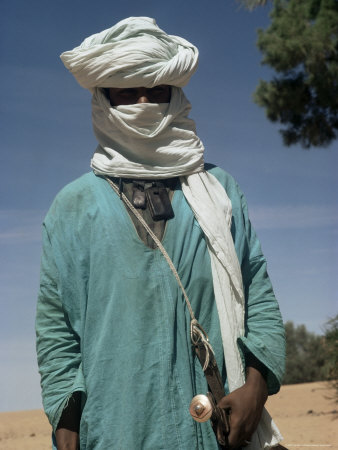 Tuareg Man, Algeria, North Africa, Africa by Jon Hart Gardey Pricing Limited Edition Print image