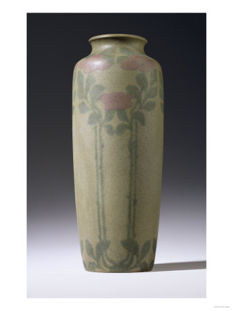 An Earthenware Vase, Walrath Pottery, Mechanics Institute, Rochester, New York by Maurice Bouval Pricing Limited Edition Print image