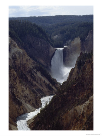 Artist Point, Yellowstone Falls, Wyoming by James P. Blair Pricing Limited Edition Print image