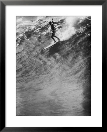 Surfer Riding A Giant Wave by George Silk Pricing Limited Edition Print image