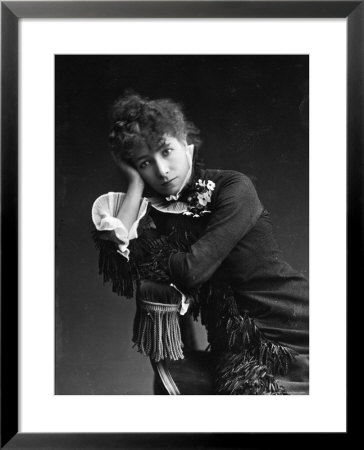 Portrait Of Actress Sarah Bernhardt, C.1878 by Paul Nadar Pricing Limited Edition Print image