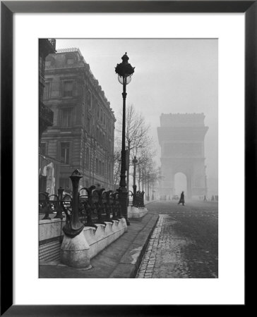 View Showing The Arc De Triomphe And The Subway Station by Ed Clark Pricing Limited Edition Print image