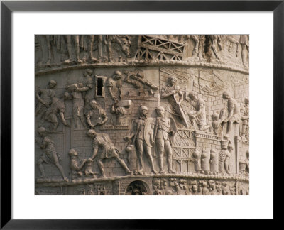 Detail Of Trajan's Column, Rome, Lazio, Italy, Europe by Christina Gascoigne Pricing Limited Edition Print image