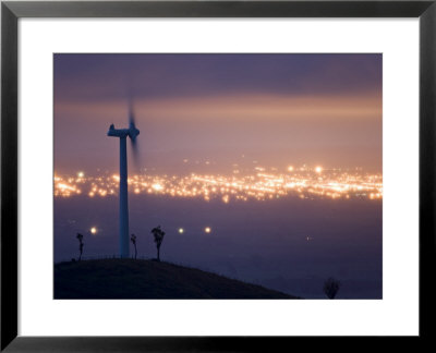 Te Apiti Wind Farm At Dawn, On The Lower Ruahine Ranges, Manawatu, North Island, New Zealand by Smith Don Pricing Limited Edition Print image
