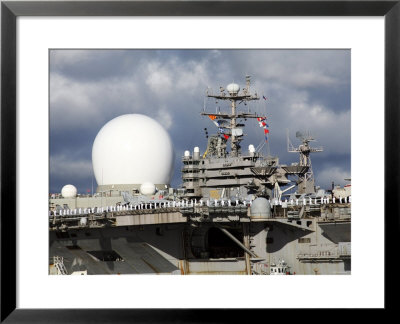 Sea Based X-Band Radar And The Uss Abraham Lincoln by Stocktrek Images Pricing Limited Edition Print image