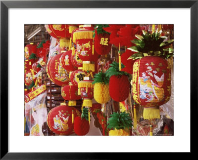 Red And Yellow Lanterns For Sale At Chinese Lantern Shop In Georgetown, Penang, Malaysia by Charcrit Boonsom Pricing Limited Edition Print image