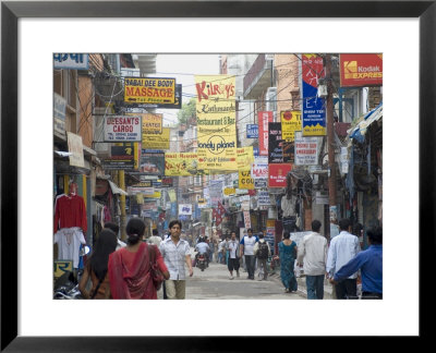 Thamel, The Commercial Tourist Area, Kathmandu, Nepal by Ethel Davies Pricing Limited Edition Print image