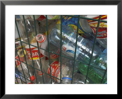 Empty Plastic Bottles In A Recycling Container by Eitan Simanor Pricing Limited Edition Print image
