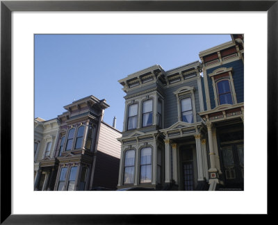 Victorian Homes, Haight District, San Francisco, California, Usa by Aaron Mccoy Pricing Limited Edition Print image