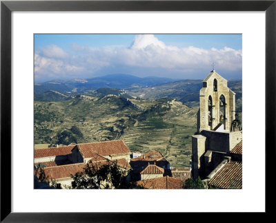 Basilica Santa Maria From The Castle, Morella, Valencia Region, Spain by Sheila Terry Pricing Limited Edition Print image