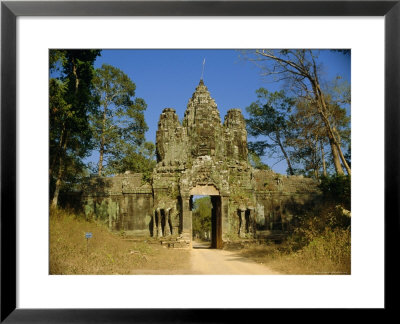 The Entrance Gate To Angkor Thom, Angkor, Siem Reap, Cambodia by Maurice Joseph Pricing Limited Edition Print image