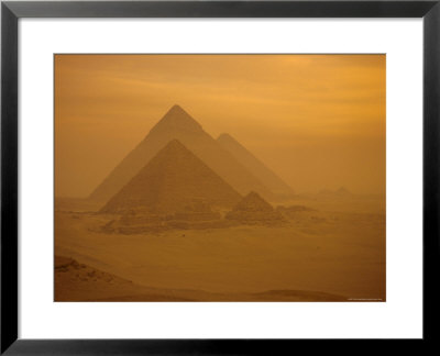 The Pyramids, Giza, Unesco World Heritage Site, Near Cairo, Egypt, North Africa, Africa by Philip Craven Pricing Limited Edition Print image