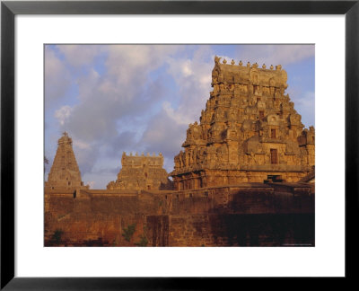 The Brihadeshwara (Brihadishwara) Temple, Built In 1000 Ad, At Tanjore, Tamil Nadu, India by David Beatty Pricing Limited Edition Print image