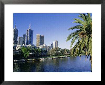 The Yarra River And City Buildings From Princes Bridge, Melbourne, Victoria, Australia by Richard Nebesky Pricing Limited Edition Print image
