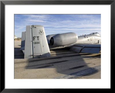 The Tail Section Of An A-10 Making Direct Contact With Runway by Stocktrek Images Pricing Limited Edition Print image
