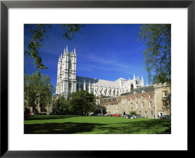 Westminster Abbey, From Dean's Yard, London, England by Alan Copson Pricing Limited Edition Print image