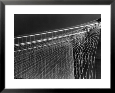 Detail Of The Brooklyn Bridge by Alfred Eisenstaedt Pricing Limited Edition Print image