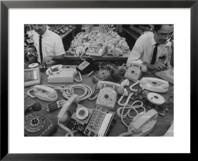 Manufacturing Of Telephones At Western Electric Co by Yale Joel Pricing Limited Edition Print image