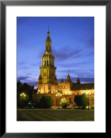 Plaza De Espana, Seville, Andalucia, Spain by Gavin Hellier Pricing Limited Edition Print image