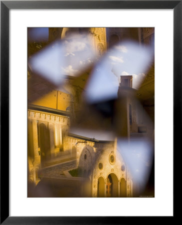 Mirrorwork And Reflections Inside Tabatabei Traditional House, Kashan, Isfahan Province, Iran by Michele Falzone Pricing Limited Edition Print image